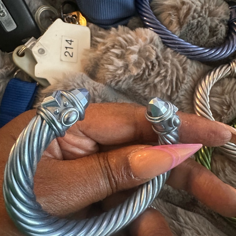 Blue Luther David Yurman 10 mm bracelet